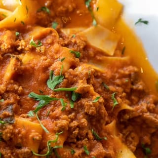 Pappardelle Bolognese