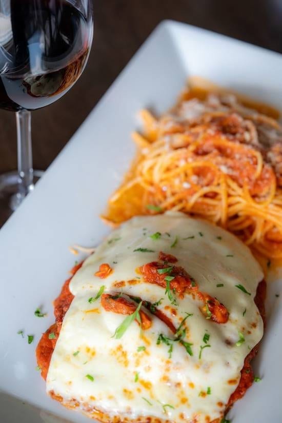 Eggplant Parmesan.