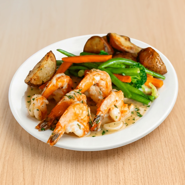Shrimp Oreganata.
