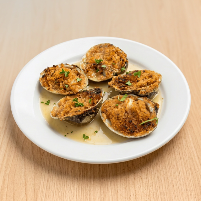 Baked Clams.