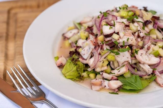 Octopus Salad.